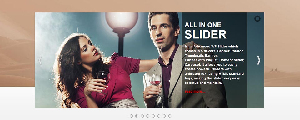 Content Slider - Website Boxed Size - Imposing Skin
