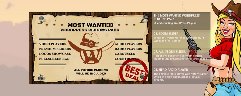 Playlist Slider -  Website Boxed Size - Easy Skin