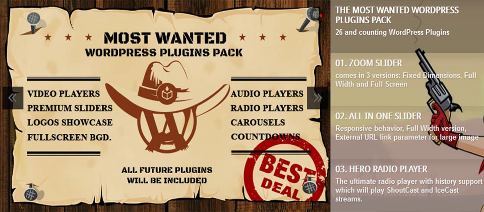 Website Boxed Size - Playlist Slider - Easy Skin