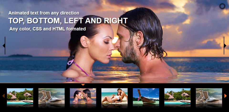 Thumbnails Slider - Full Width - Cool Skin