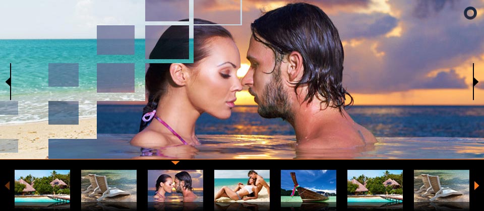 Website Boxed Size - Thumbnails Slider - Cool Skin